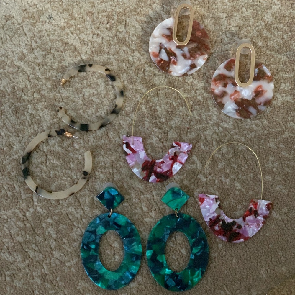 4 pairs of earrings for $20